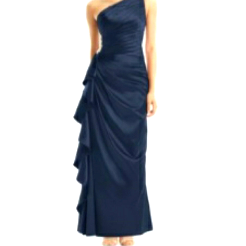 Azazie KAMILA, dark navy